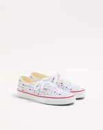 Valentino Valentino Garavani And Vans Low-Top Trainer In Valentino Vans Love Print Fabric - Image 7
